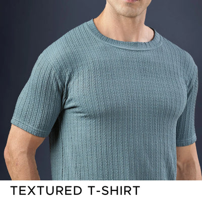 Men's Textured T-shirts