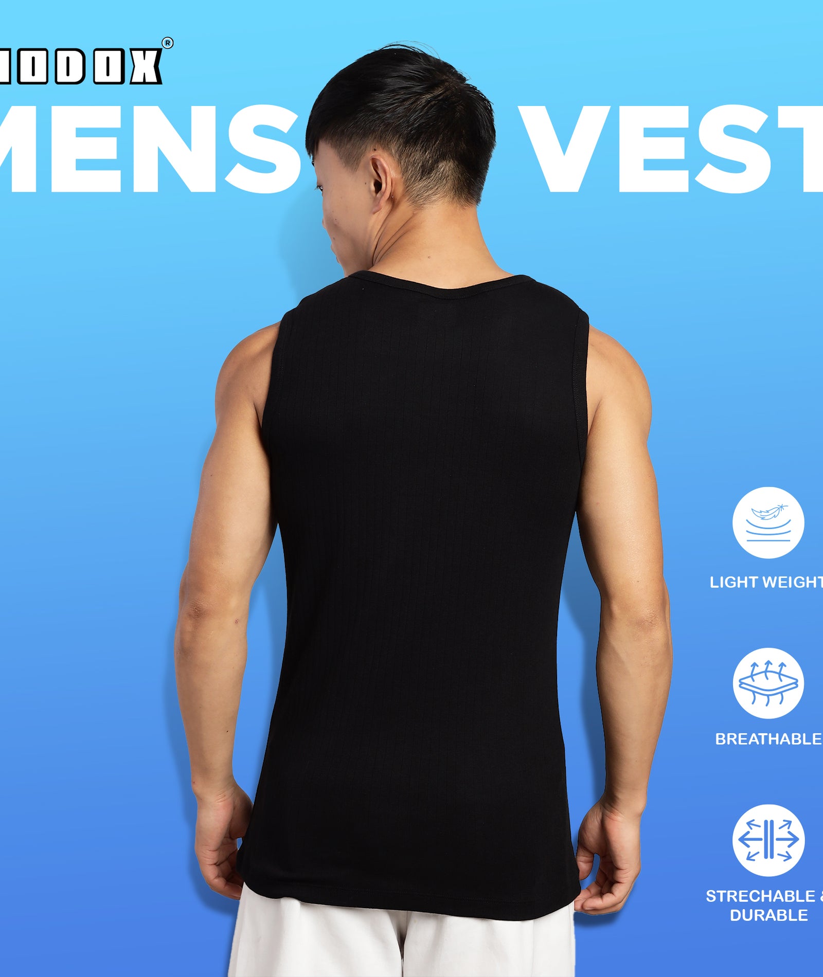 MEN's BLACK VEST