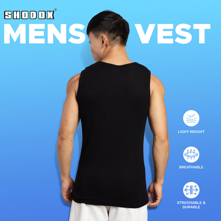 MEN's BLACK VEST