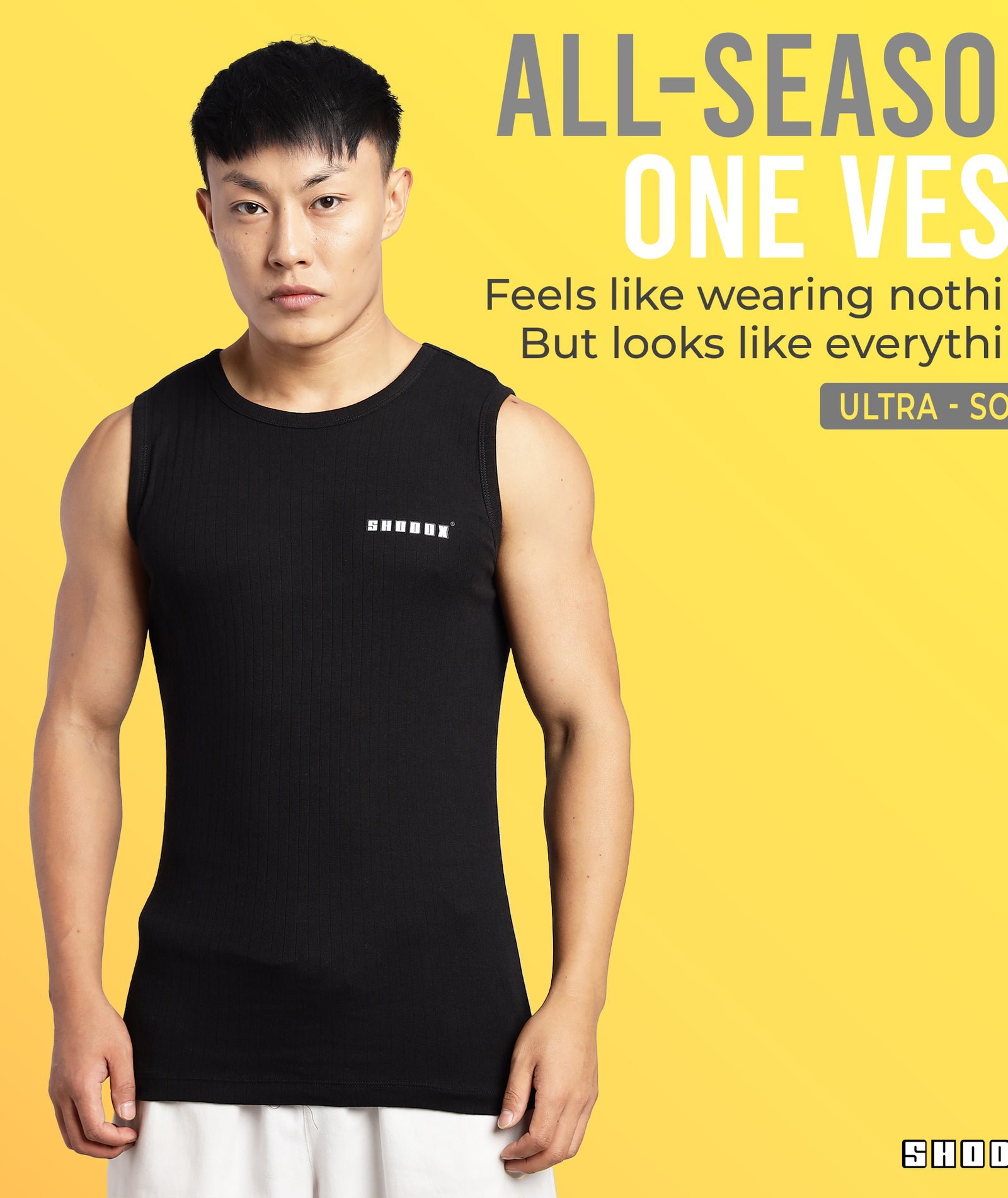 MEN's BLACK VEST