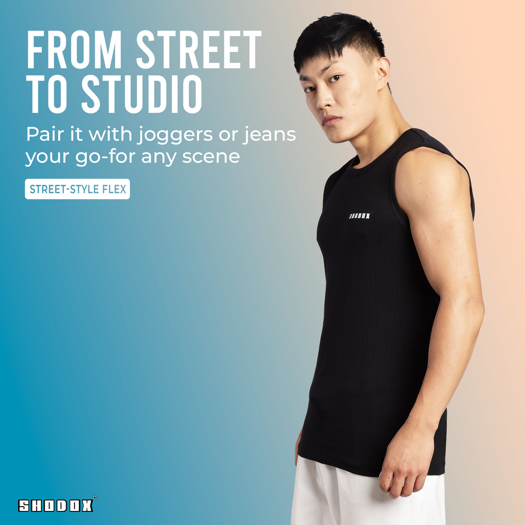 MEN's BLACK VEST
