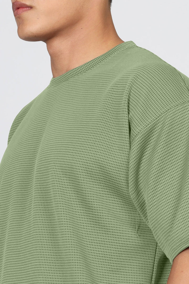 DNMDOTS Men's Relaxed Fit T-shirt-Green