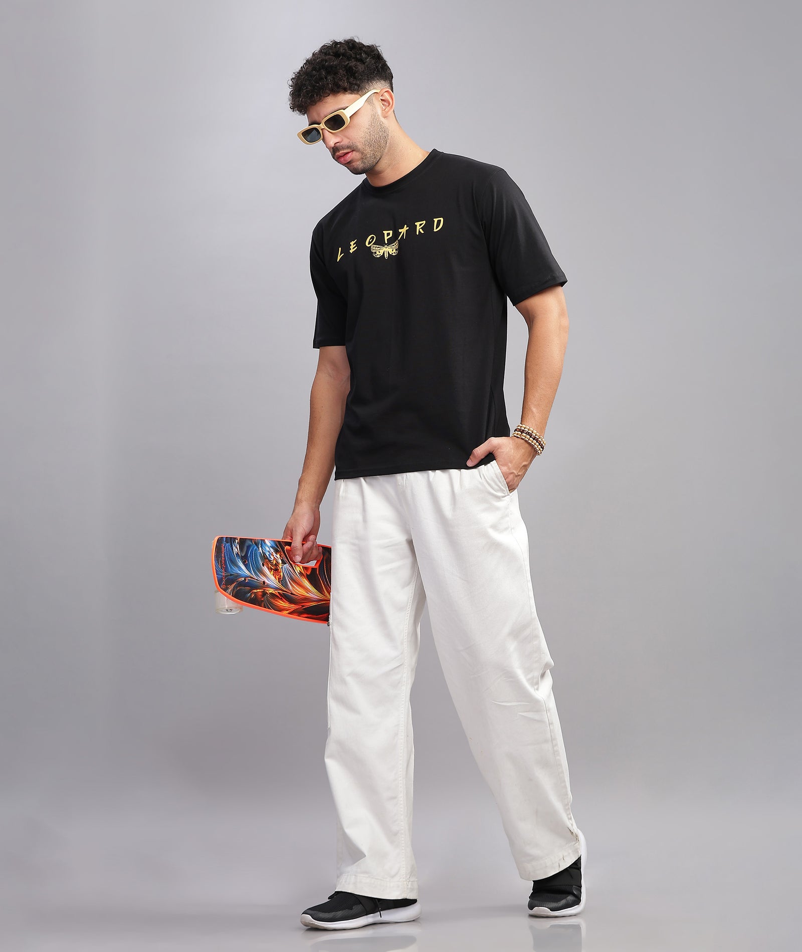 LEOPARD Men's Relaxed Fit Tshirt