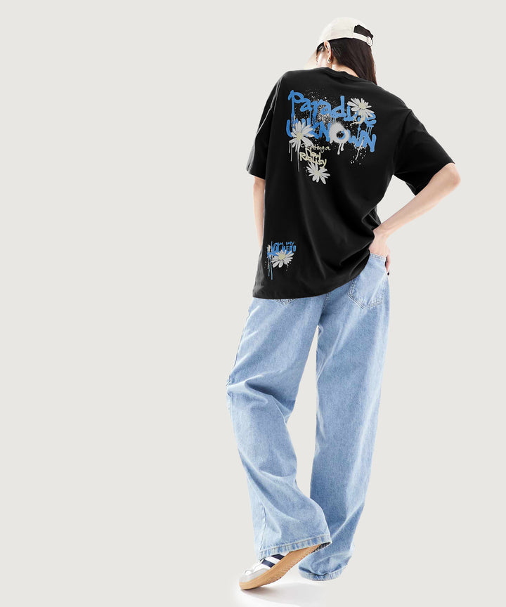 Black Womens Oversized Tshirt