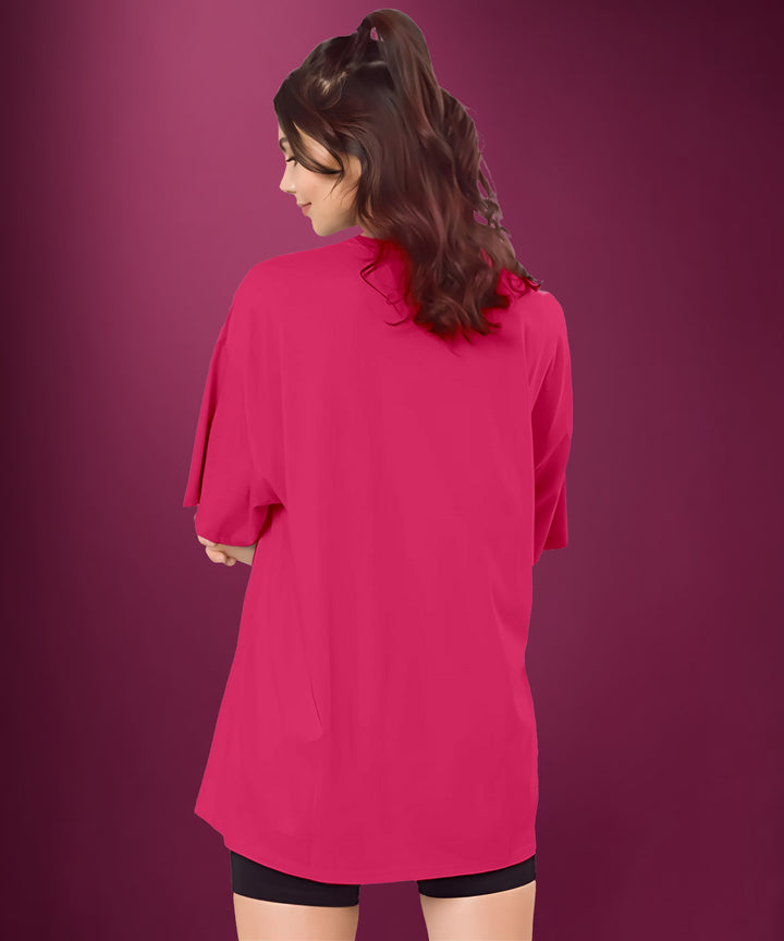 Womens Printed Oversized Tshirt