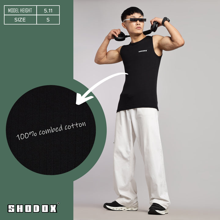 MEN's BLACK VEST