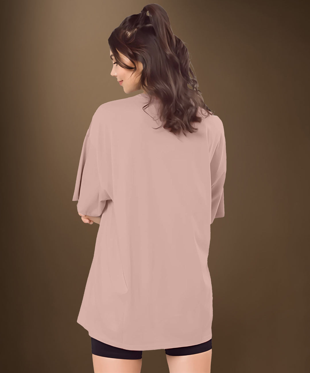 Womens Printed Oversized Tshirt