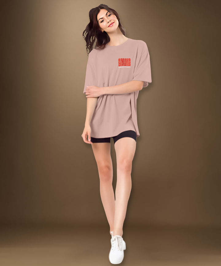 Womens Printed Oversized Tshirt