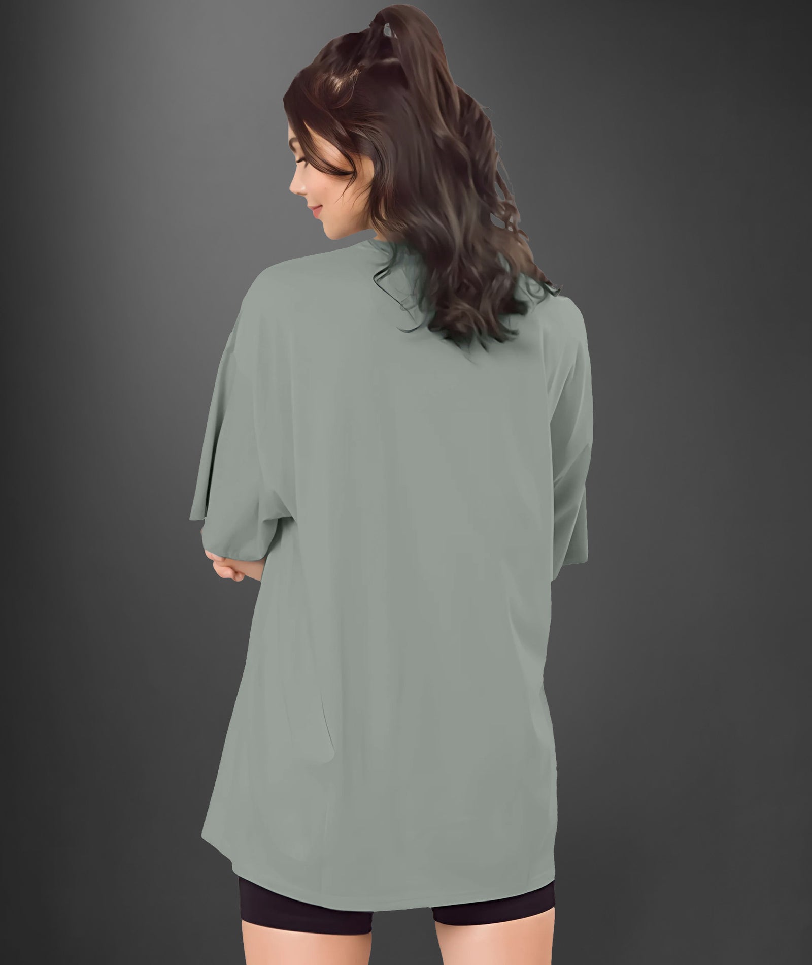 Womens printed Oversized Tshirt