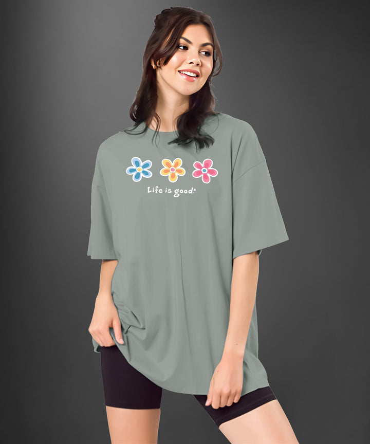 Womens printed Oversized Tshirt