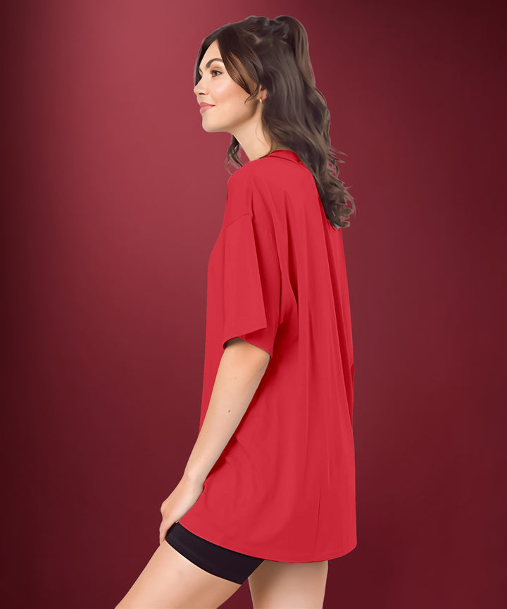 Womens printed Oversized Tshirt