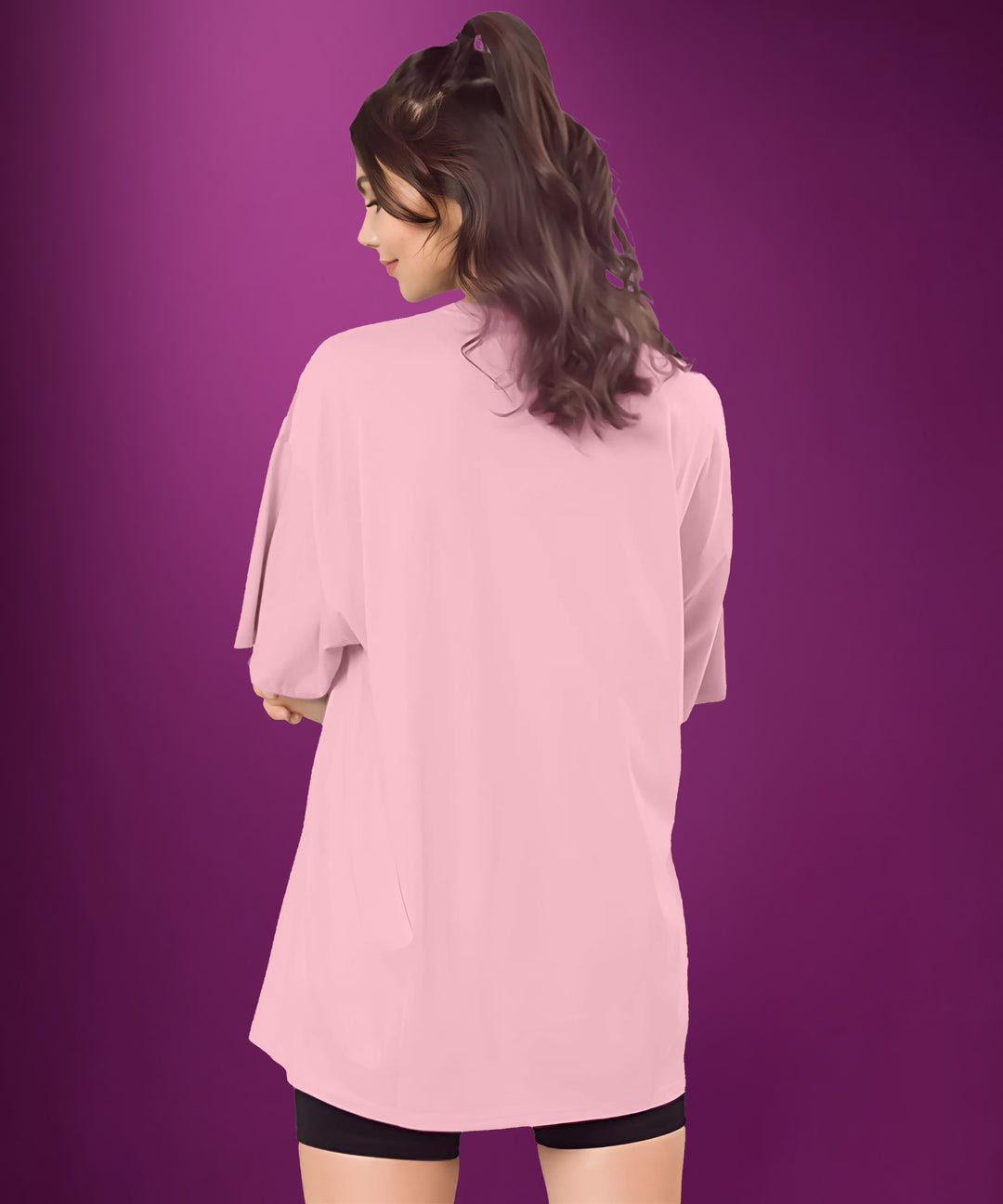 Womens printed Oversized Tshirt