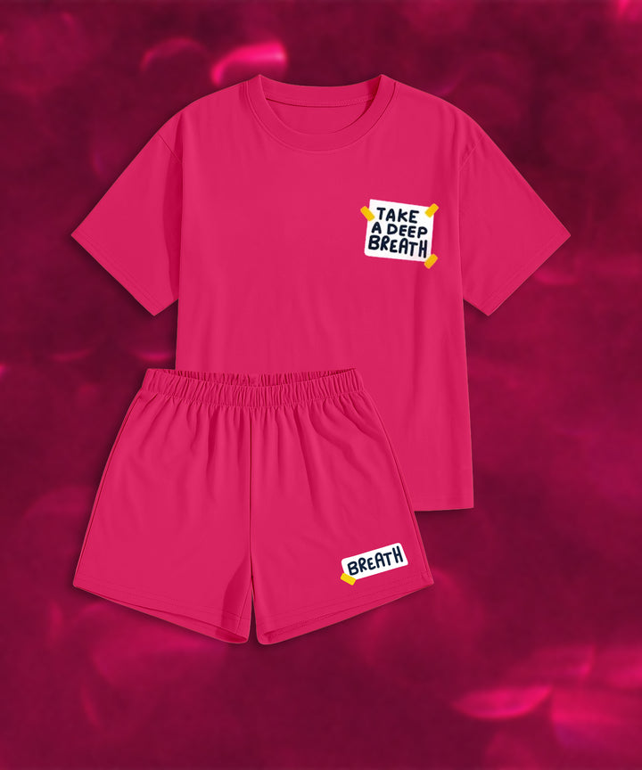 Women's Coords - Dark Pink