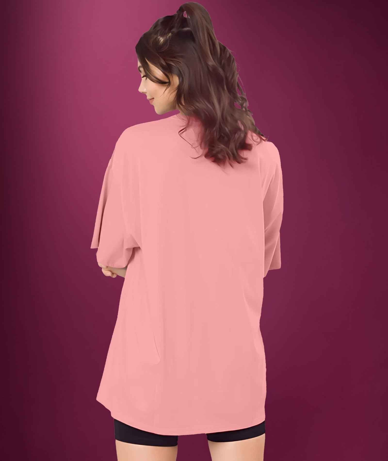 Womens Printed Oversized Tshirt