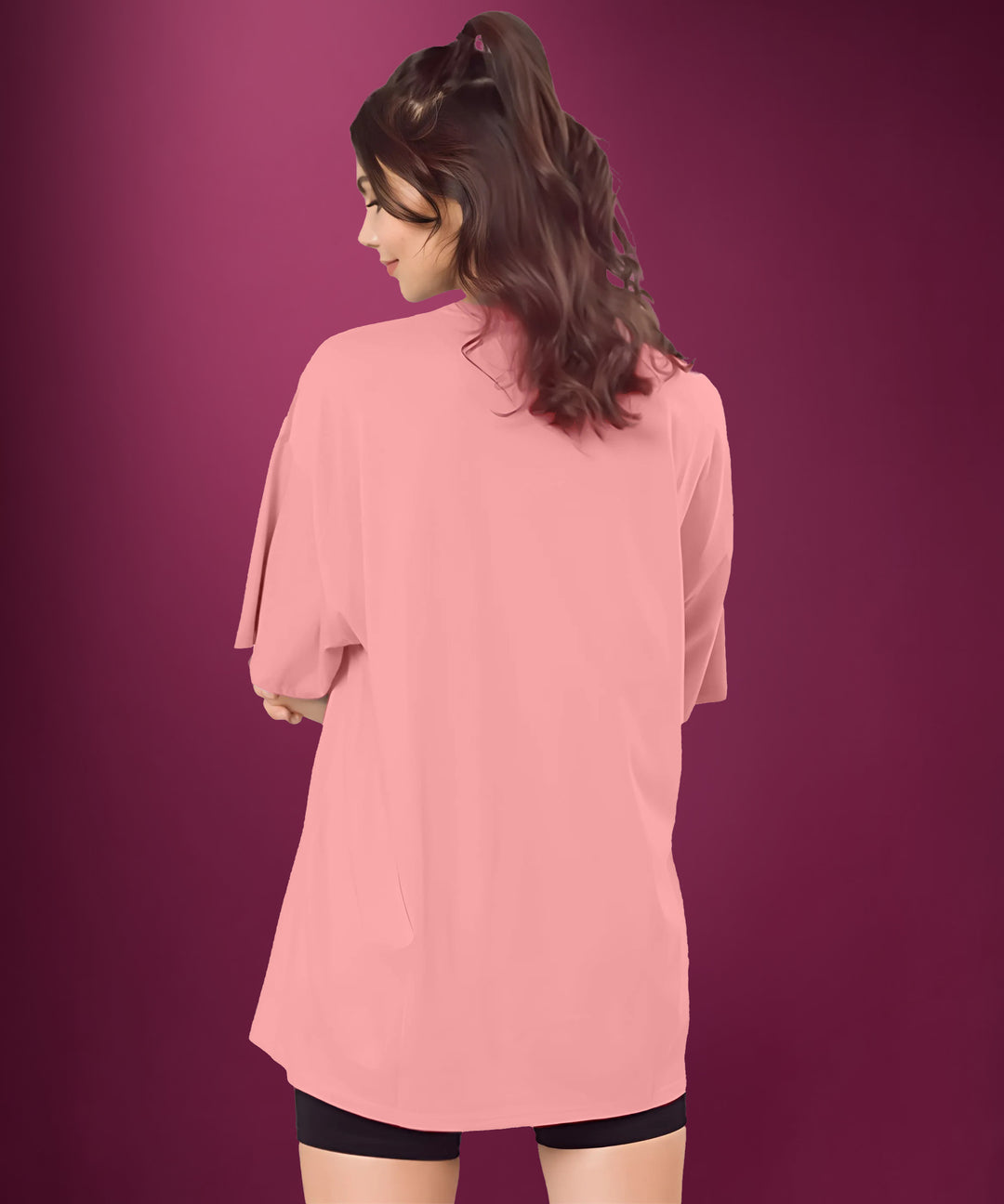 Womens Printed Oversized Tshirt