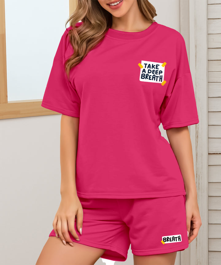 Women's Coords - Dark Pink
