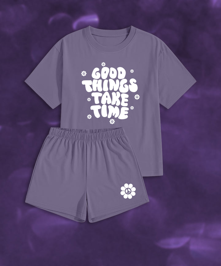 Women's Coords - Dark Lavender