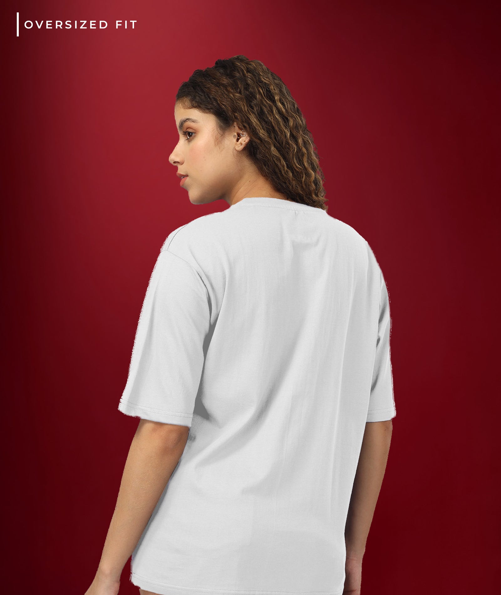 Womens Oversized White Tshirt