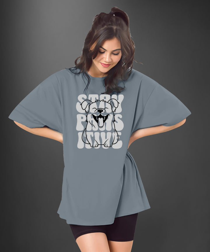 Womens printed Oversized Tshirt