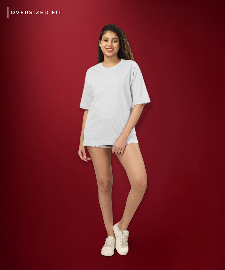 Womens Oversized White Tshirt