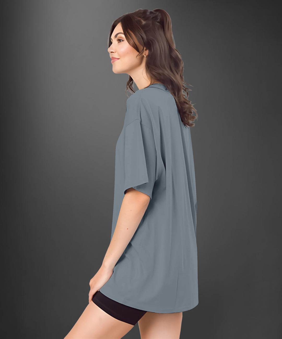 Womens printed Oversized Tshirt