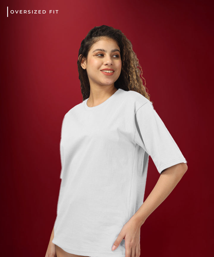 Womens Oversized White Tshirt