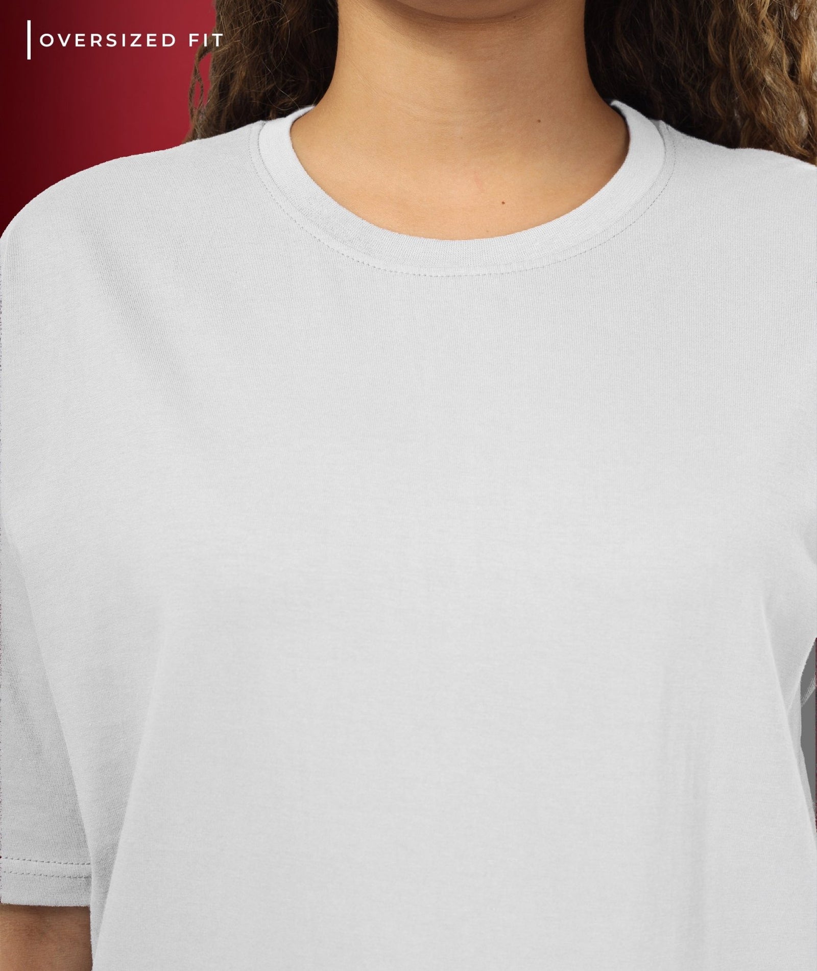 Womens Oversized White Tshirt