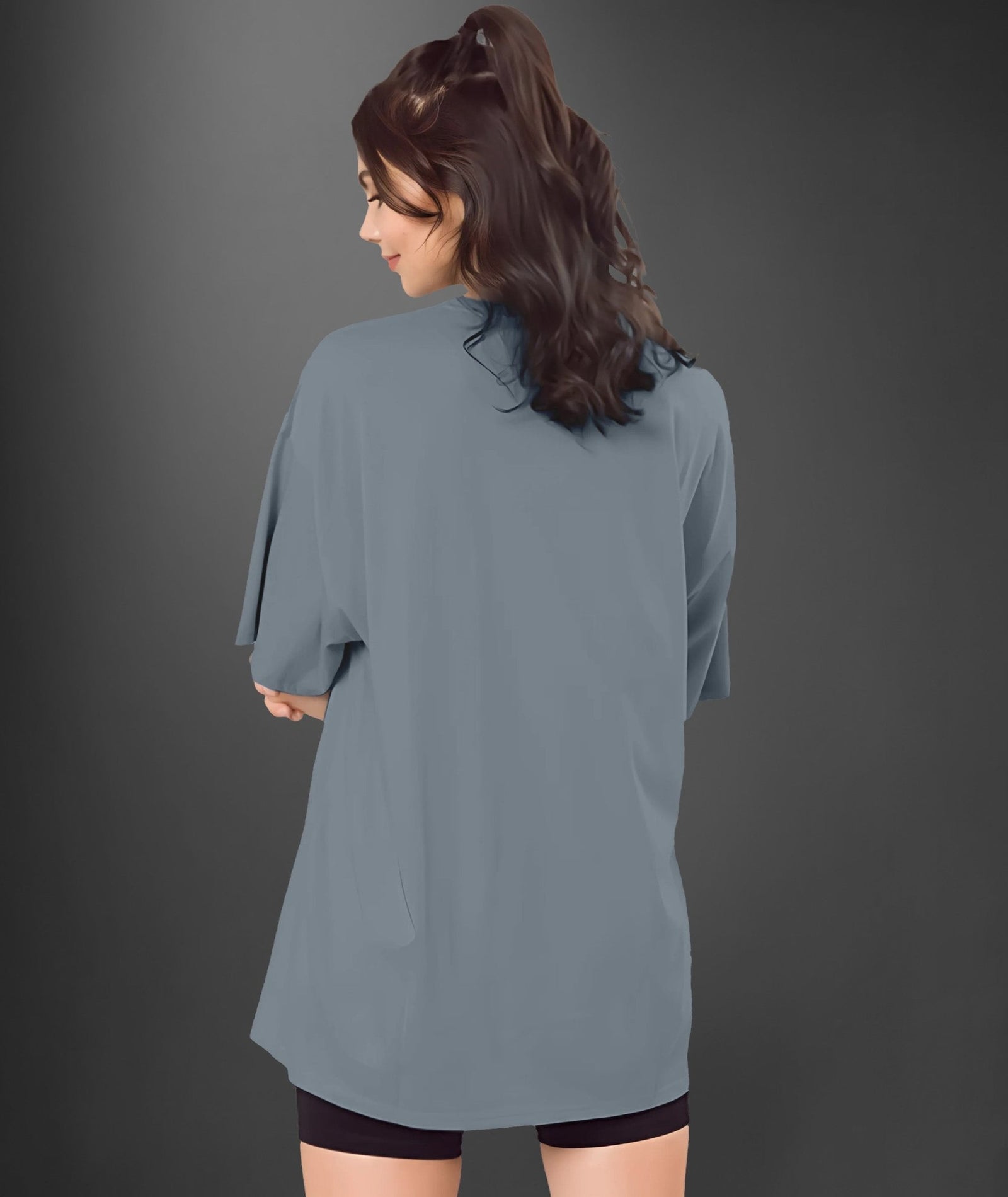 Womens printed Oversized Tshirt