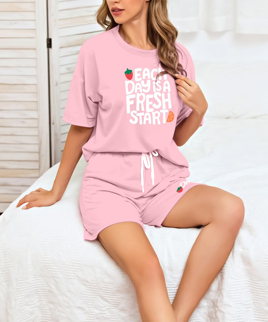 Women's Coords - Light Pink
