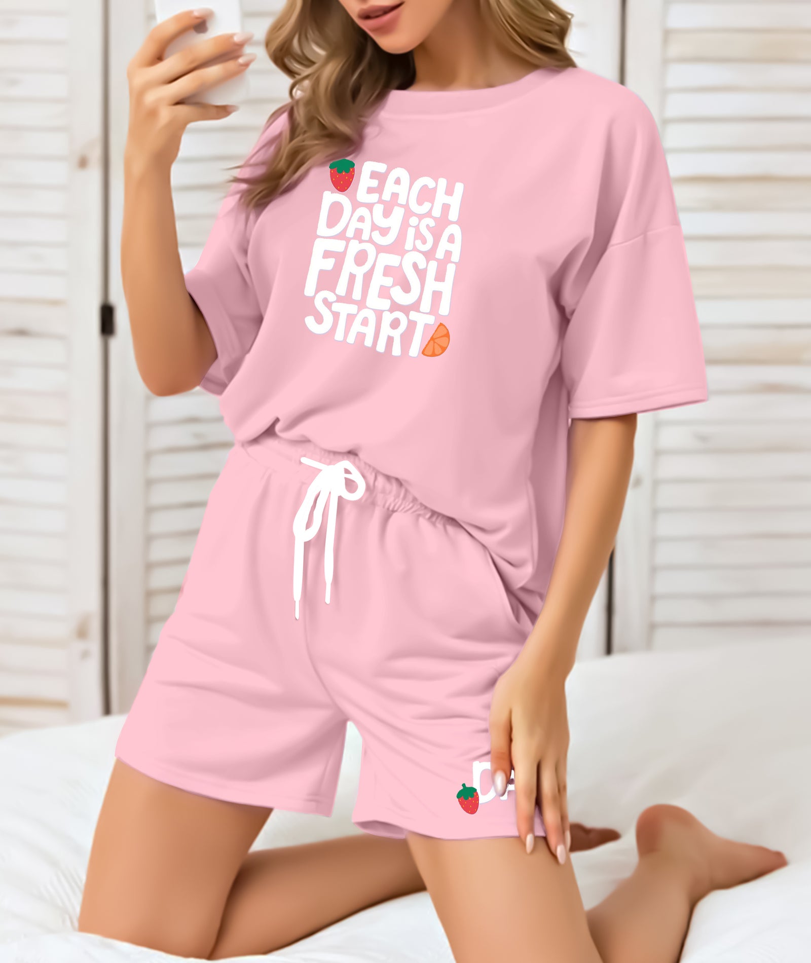 Women's Coords - Light Pink