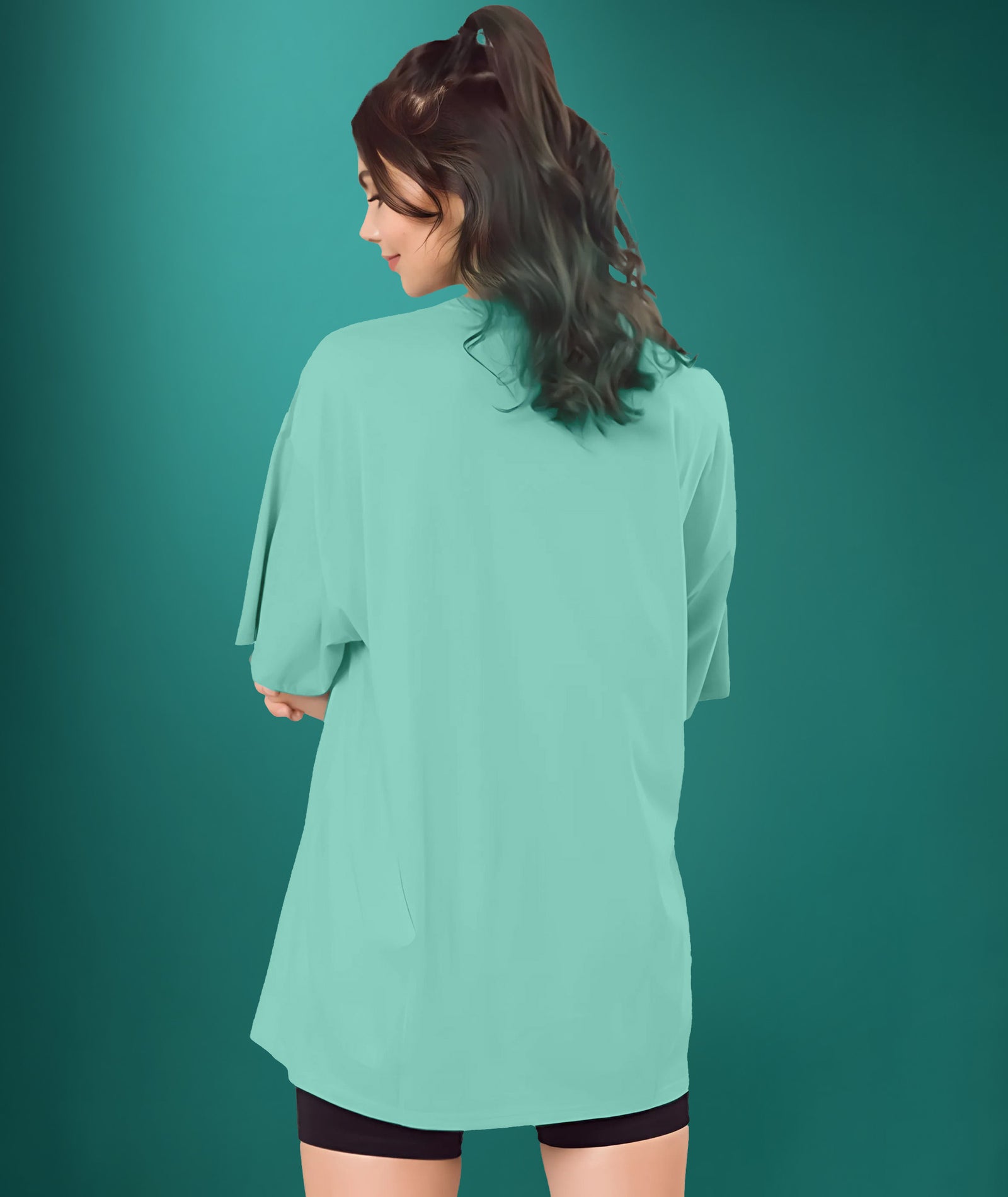 Womens printed Oversized Tshirt
