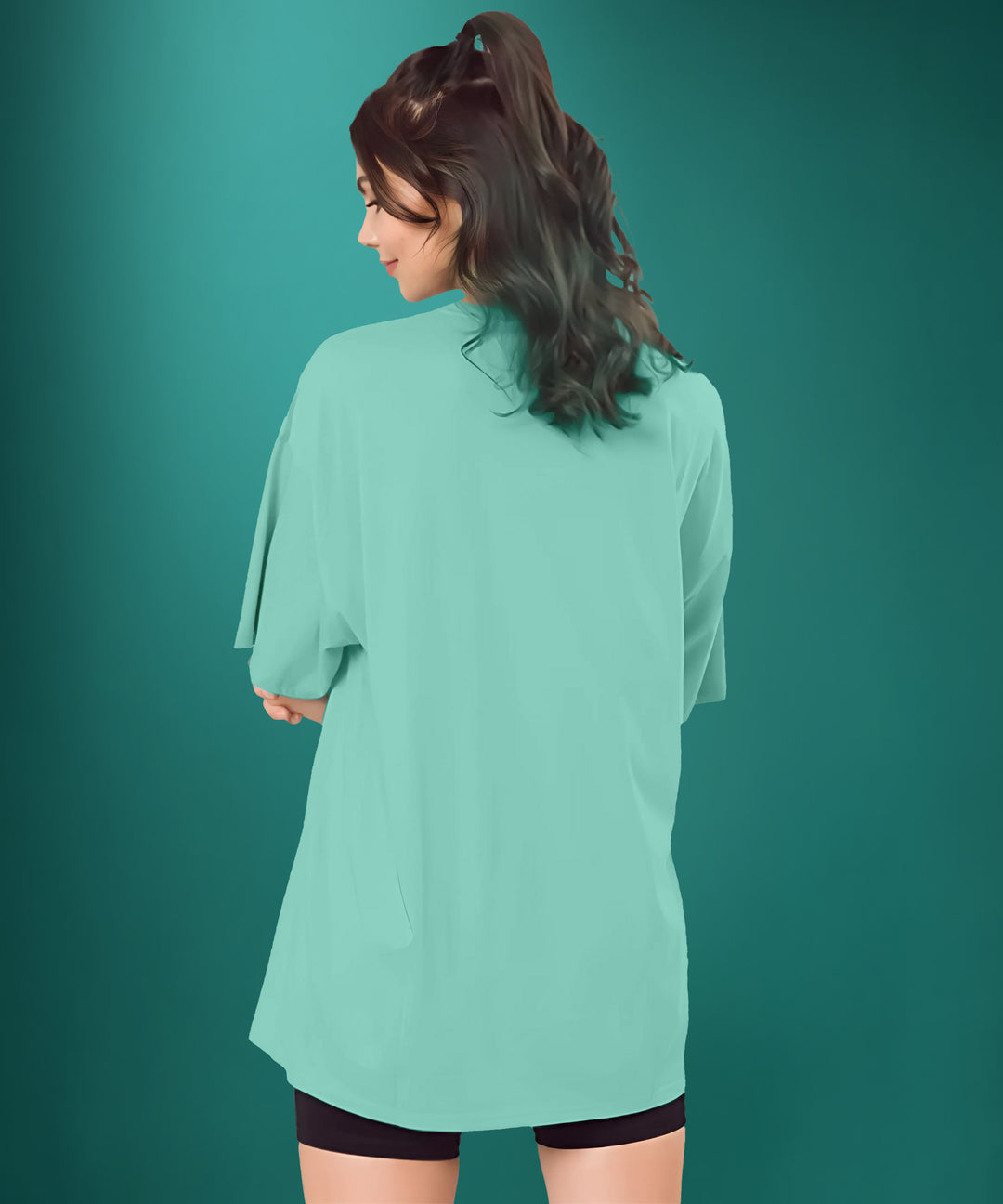 Womens printed Oversized Tshirt