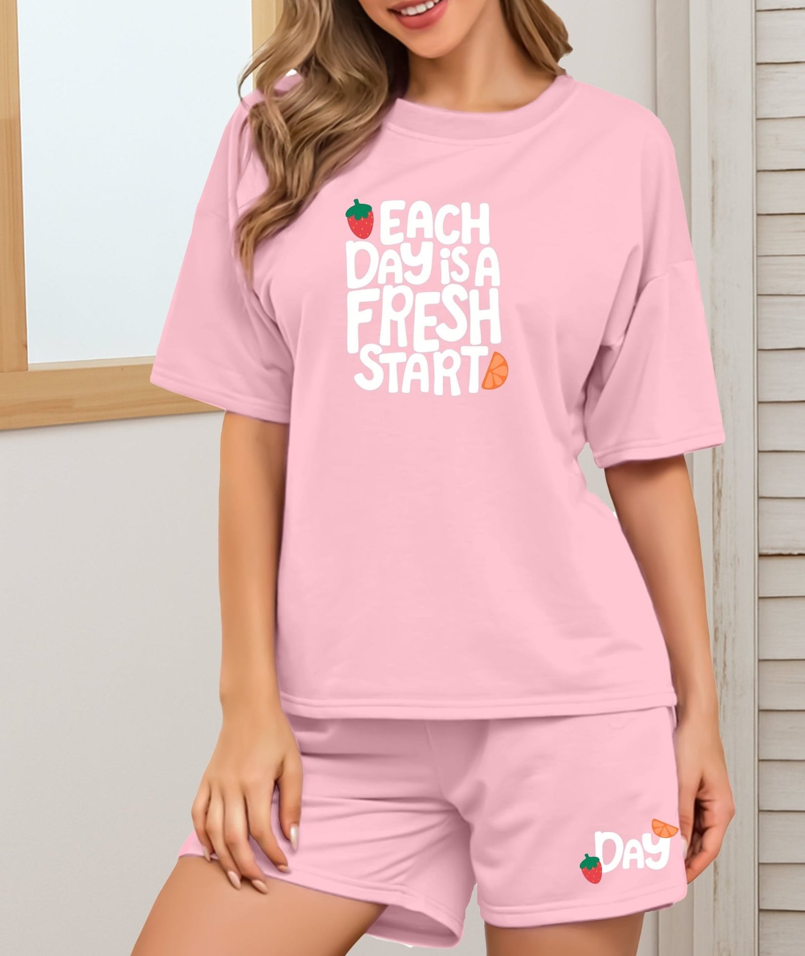 Women's Coords - Light Pink