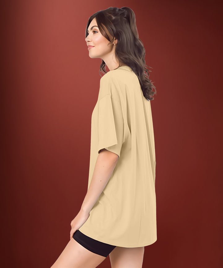 Womens printed Oversized Tshirt