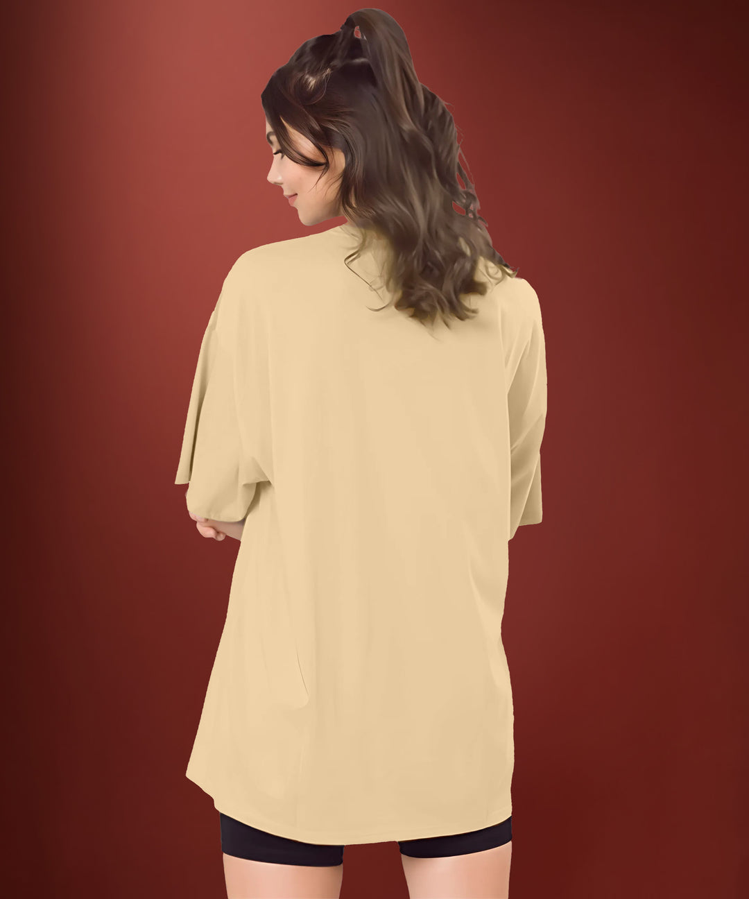 Womens printed Oversized Tshirt