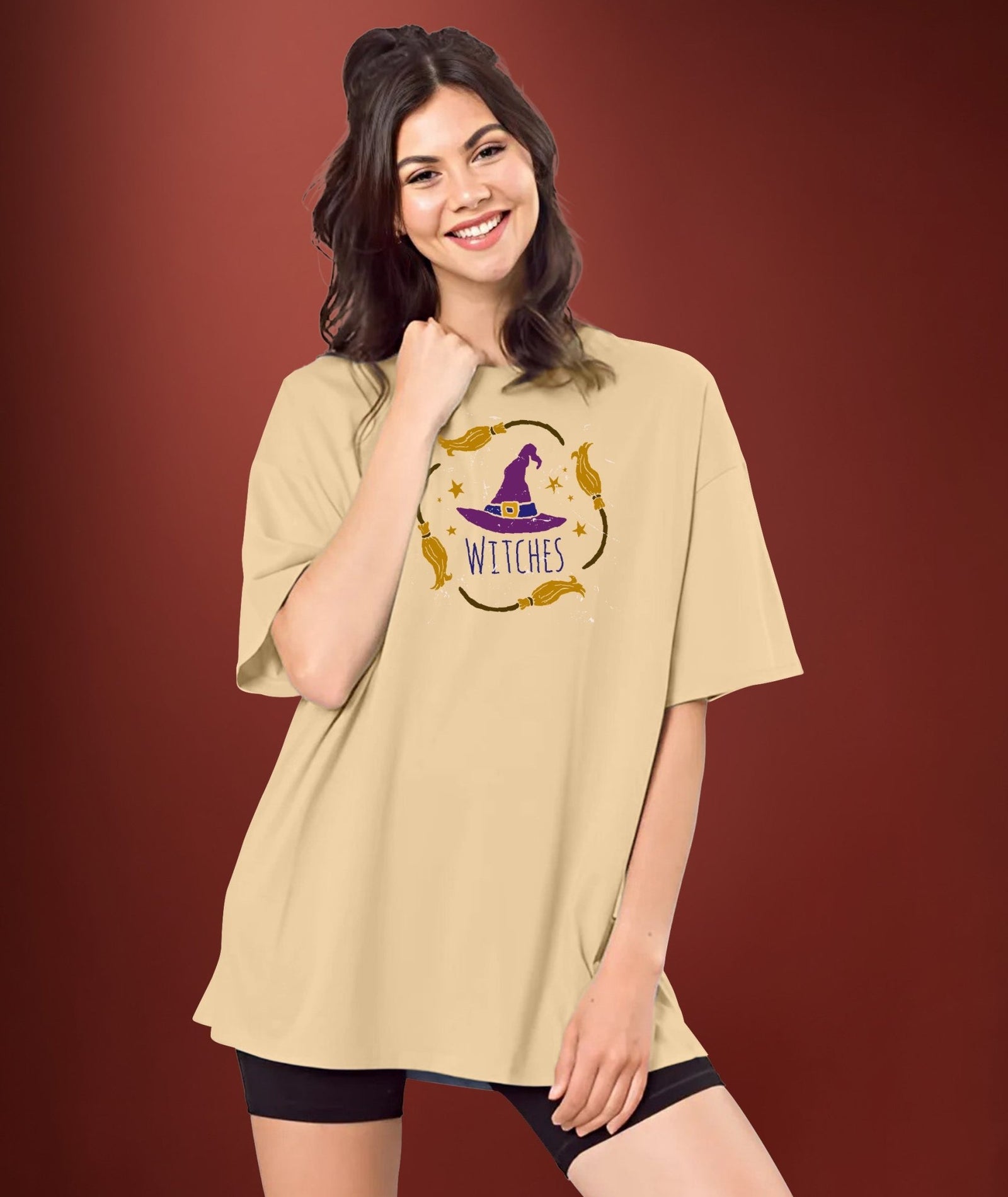 Womens printed Oversized Tshirt