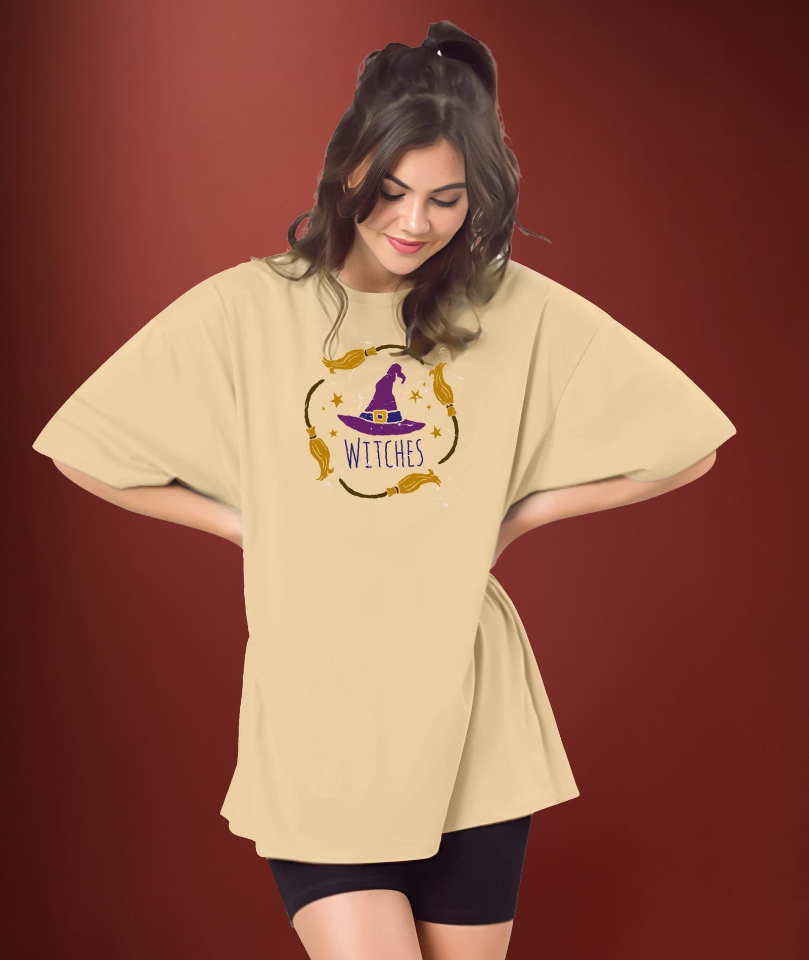 Womens printed Oversized Tshirt