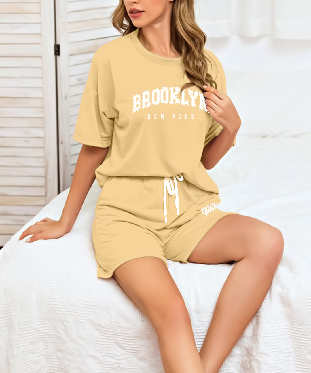Women's Coords - Cream