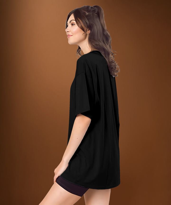 Womens Printed Oversized Tshirt