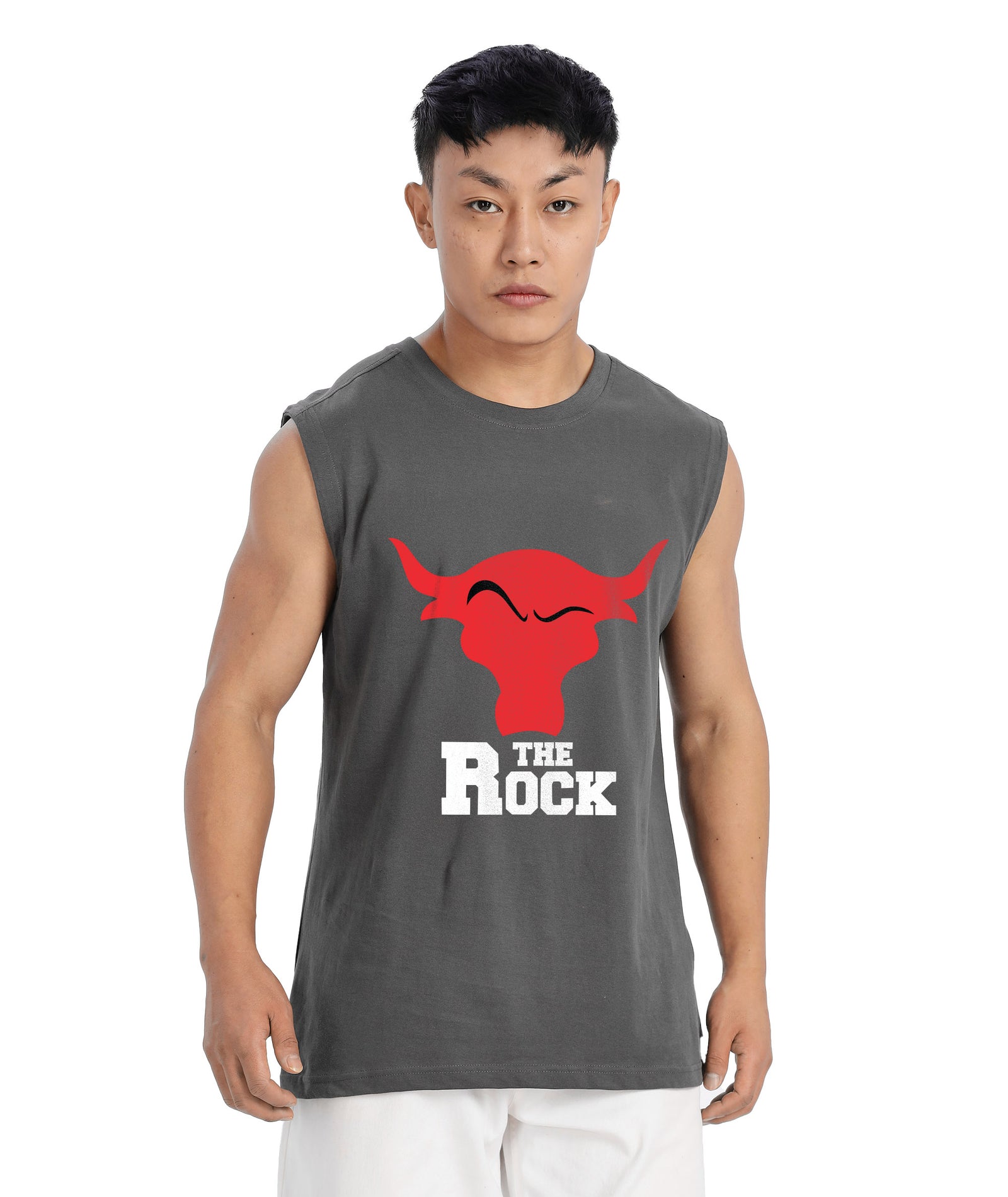 Grey Mens Relaxed Fit Tshirt