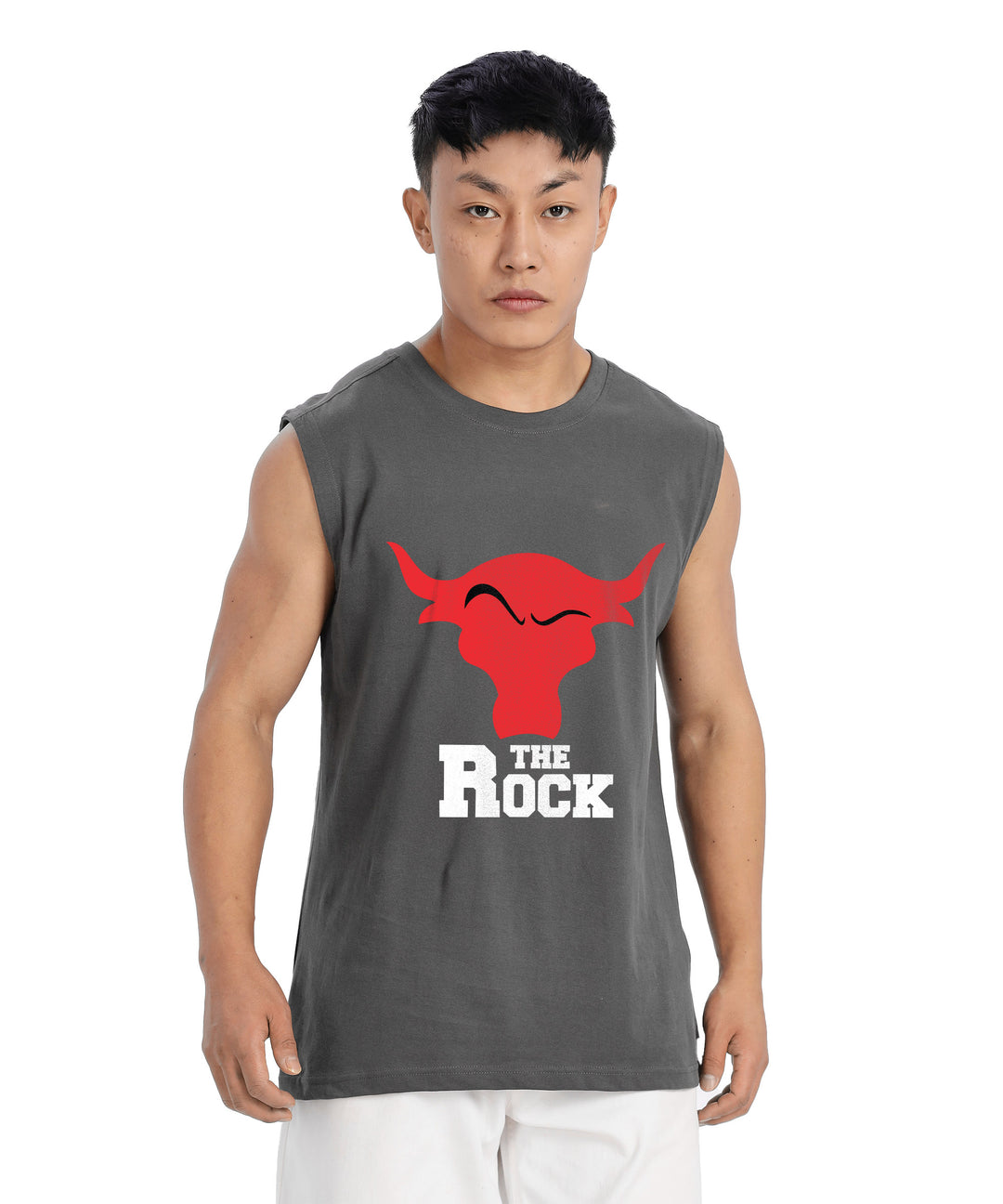 Grey Mens Relaxed Fit Tshirt