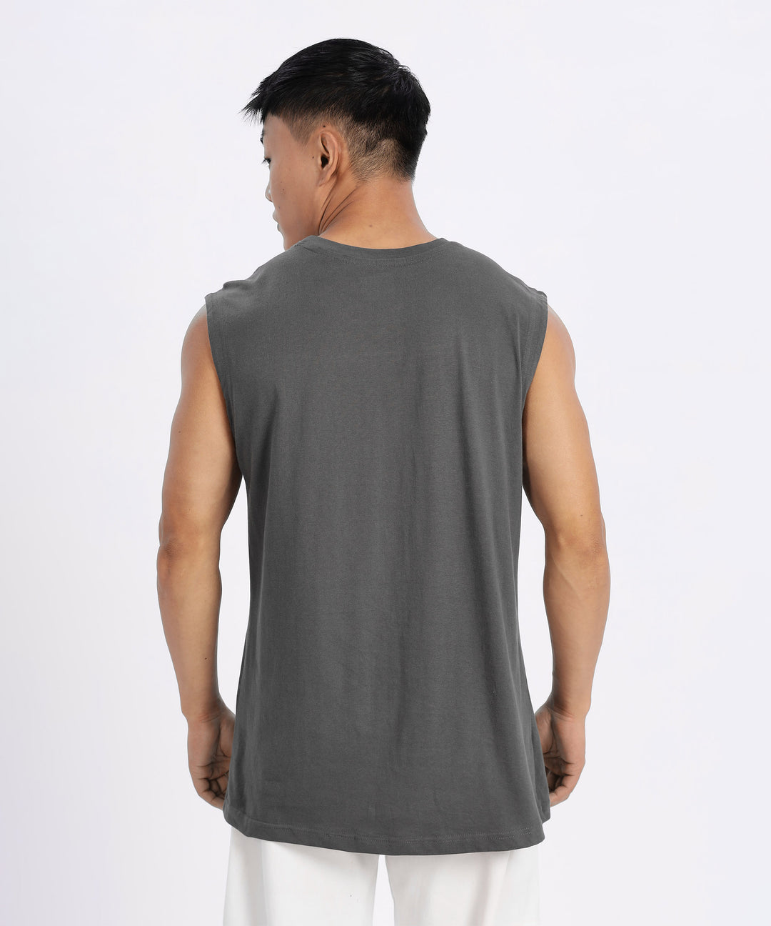 Grey Mens Relaxed Fit Tshirt