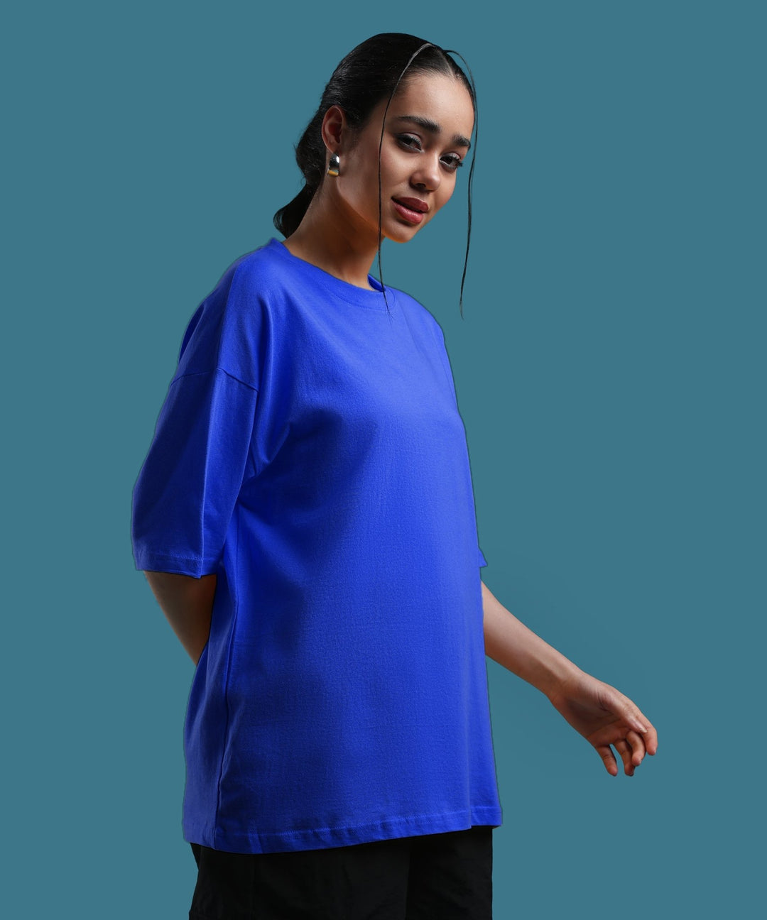 Womens Super Oversized Tshirt | Royal Blue