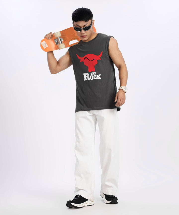 Grey Mens Relaxed Fit Tshirt