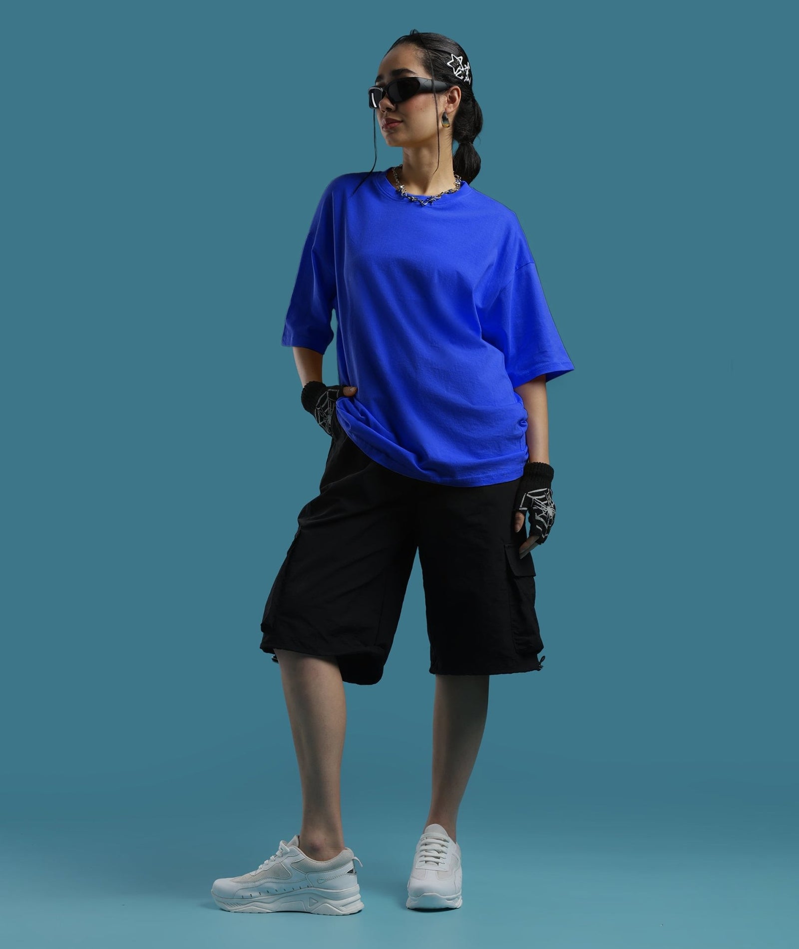 Womens Super Oversized Tshirt | Royal Blue