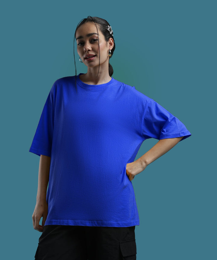 Womens Super Oversized Tshirt | Royal Blue