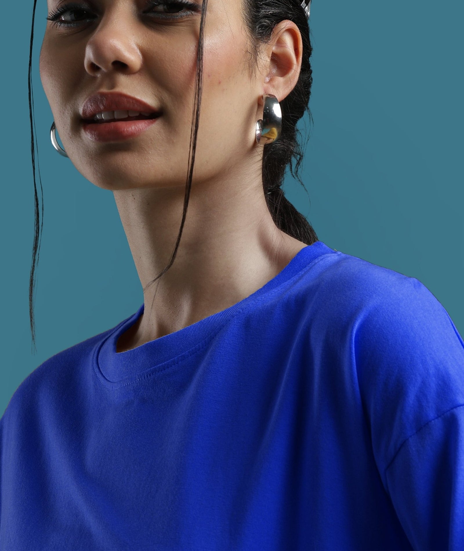 Womens Super Oversized Tshirt | Royal Blue