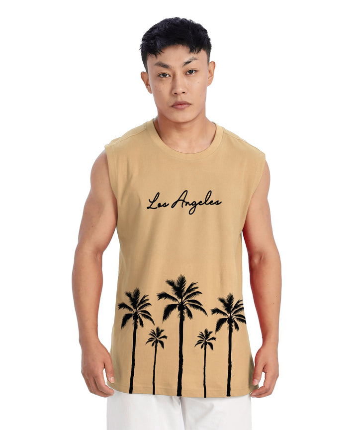Cream Mens Relaxed Fit Tshirt