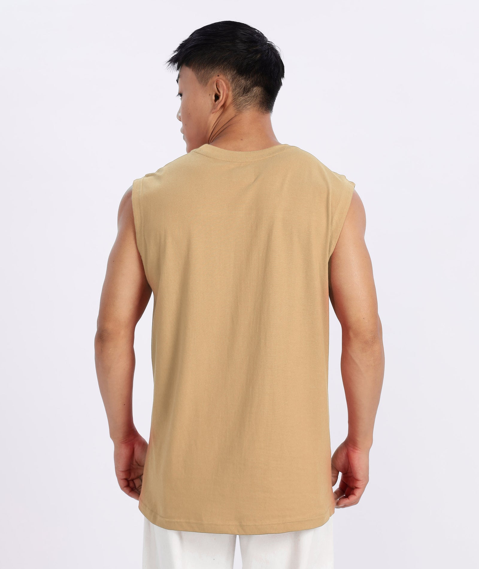 Cream Mens Relaxed Fit Tshirt