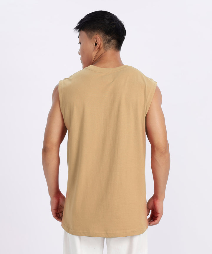 Cream Mens Relaxed Fit Tshirt